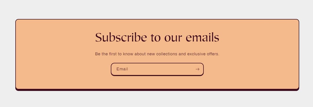 Email Sign Up